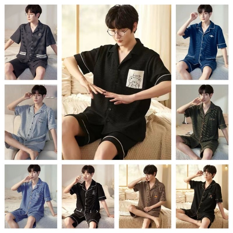 PROMO / Baju piyama setelan pria import/Setelan piyama korea laki laki