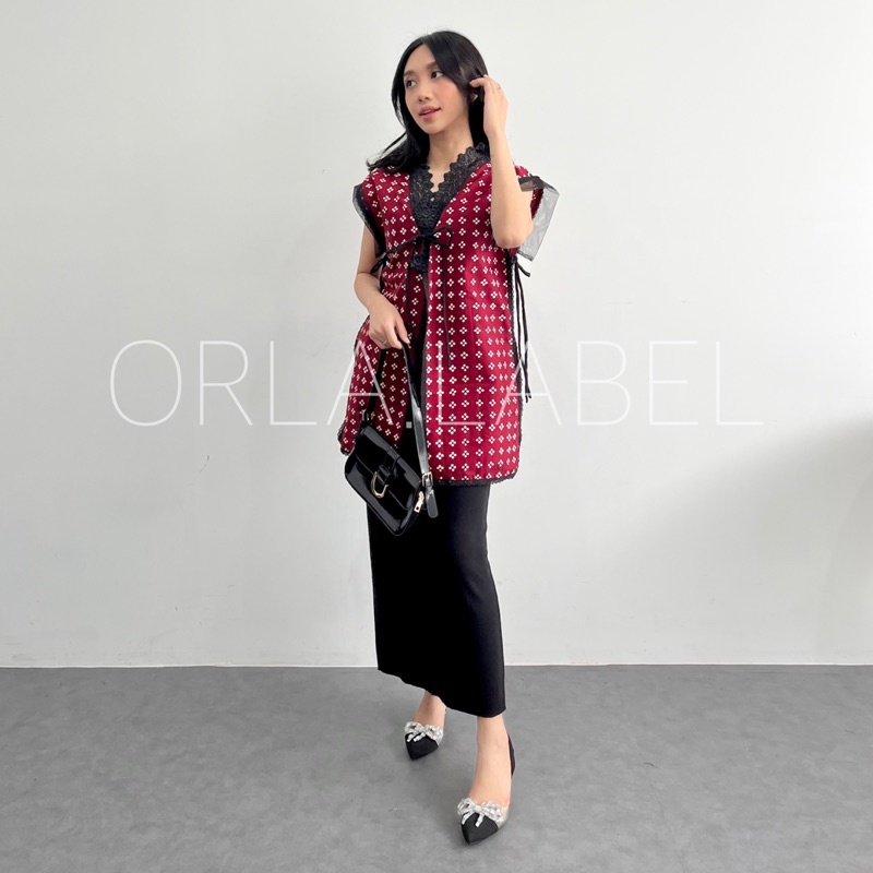 PROMO / (READYSTOCK) SHAE Vest/ vest tenun / vest batik / outer tenun / outer kerja / outer
