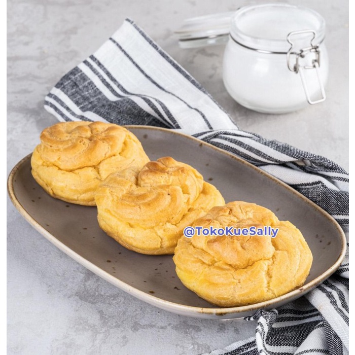 DISKON Kue Sus Soes isi Fla dan Rum Rhum - Jajanan Pasar Tradisional ASLI