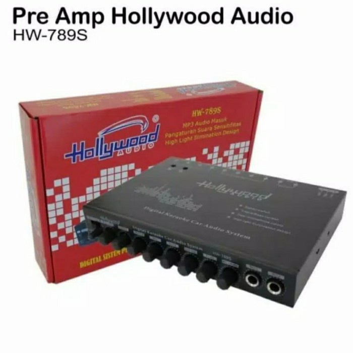 Preamp Parametrik Equalizer Mobil Hollywood Hw 789S Termurah