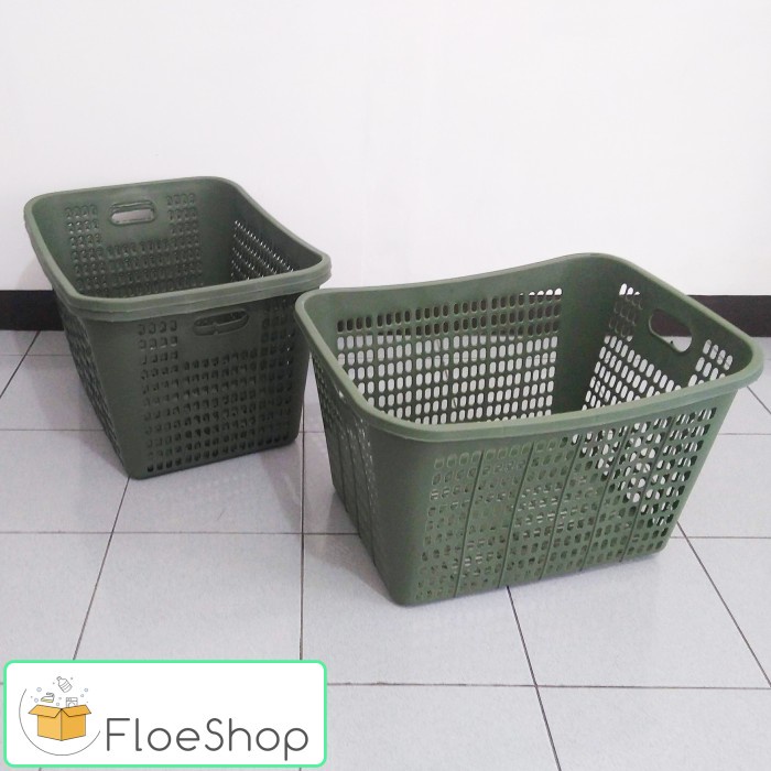 TERUJI Keranjang Pakaian Baju / Laundry / Rigen Model Tinggi