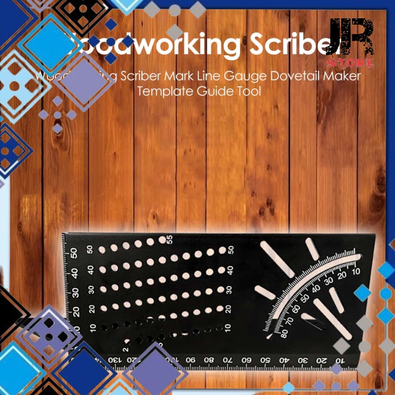 

Penggaris Angle Ruler Mark Line 3d Measuring Tool Aluminium M142 Black