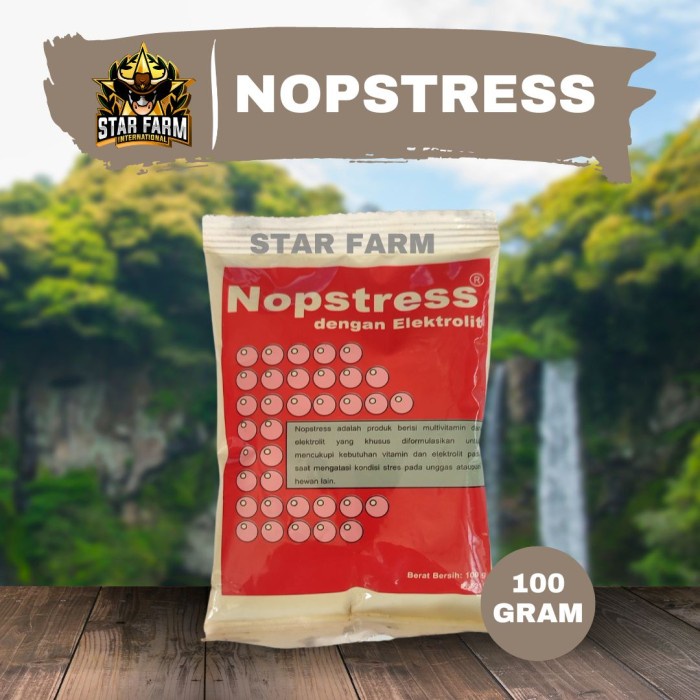 Nopstress 100 Gr Multivitamin Unggas - Merah