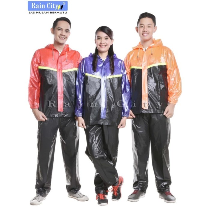 OTOmO- Jas Hujan Rain City Galaxy 69120 Dewasa Mantel Baju Celana Raincity