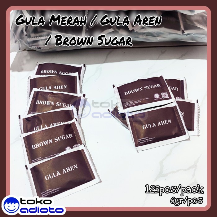 

MURAH!!! Gula Merah Sachet / Gula Jawa / Gula Aren - 6gr