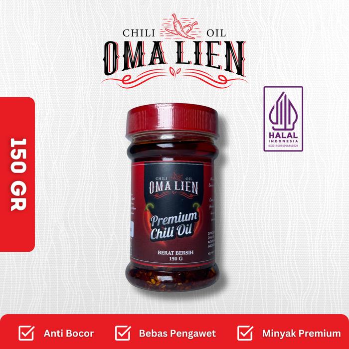 

CHILI OIL PEDAS HALAL / CHILI OIL HOMEMADE FRESH OMALIEN 150ML Sambal Sauce Instan Asin Organik
