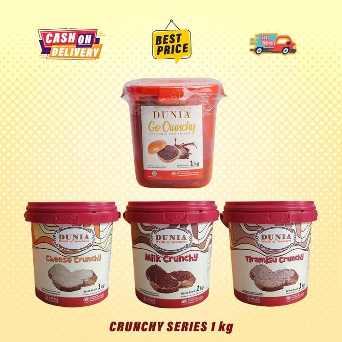 

DUNIA SPREAD CRUNCHY 1 KG (FREE DUS DAN BUBLE) coklat duniagocrunchy