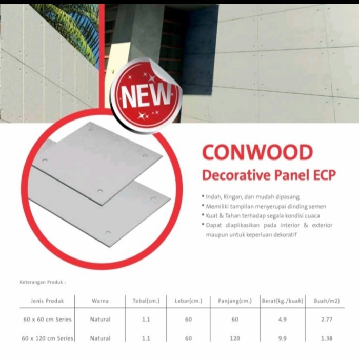 PREMIUM Conwood Panel ECP 60 x60