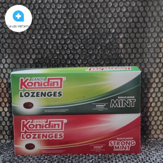 

Permen Konidin Lozenges BOX isi 20 Sachet Rasa Mint/Strong Mint Melegakan Tenggorokan