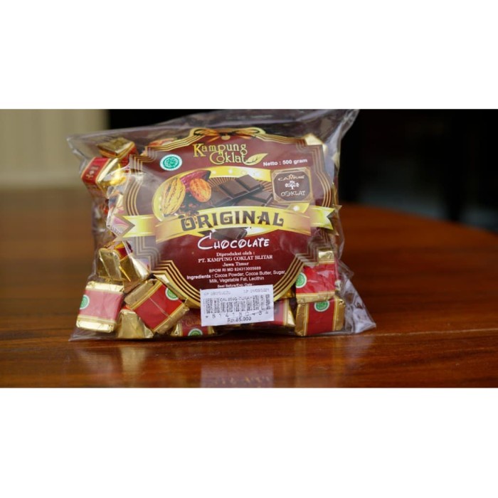 

COKLAT Original Kubus Curah 500.g - Kampung Coklat Blitar