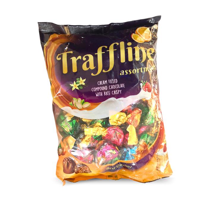 

terbaru !!! coklat traffline assortment cream filled compound chocolate with rice crispy ready