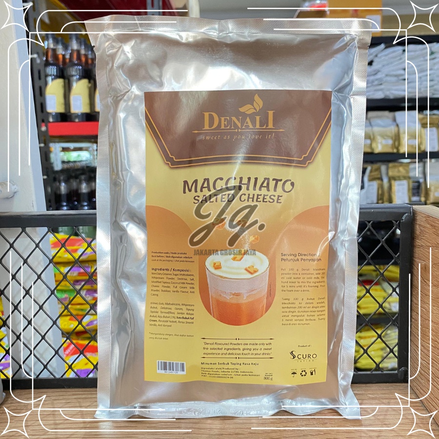 

Promo/ Bubuk Denali Macchiato Salted Cheese Topping Powder 800 Gr