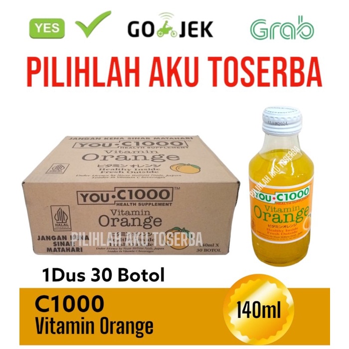 

Promo/ You C 1000 / You C1000 Orange Vitamin C 140Ml - ( 1 Dus Isi 30 Botol )