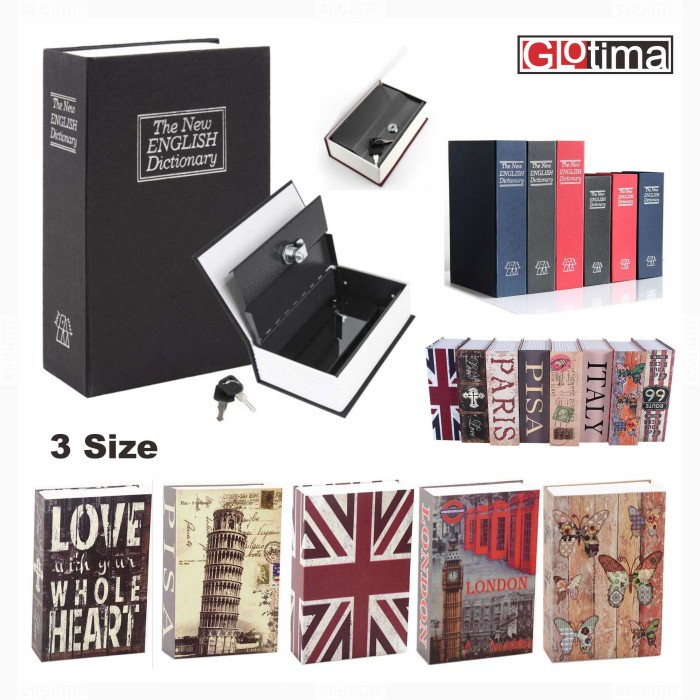 

Promo Brankas Mini Rahasia Bentuk Buku Security Cash Deposit Box Storage Berkualitas