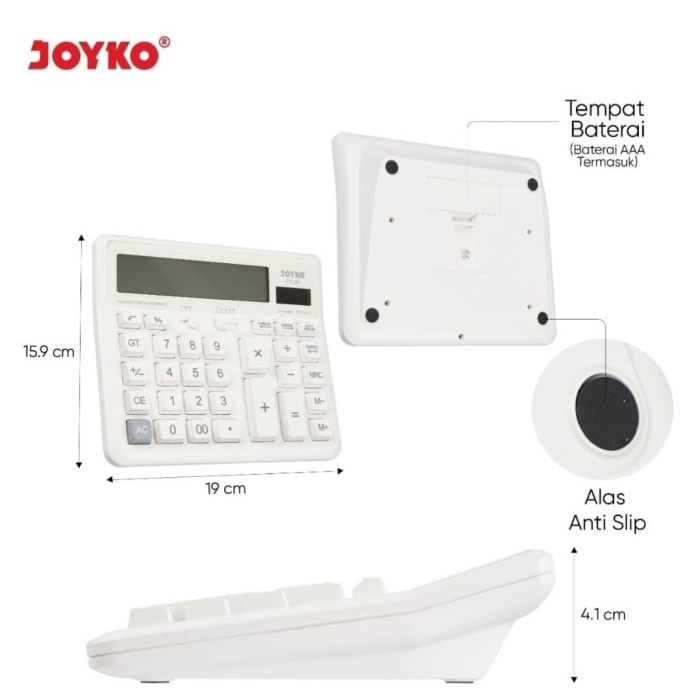 

KALKULATOR CHECK & CORRECT JOYKO CC-59 - CALCULATOR DESKTOP CC59 JUMBO