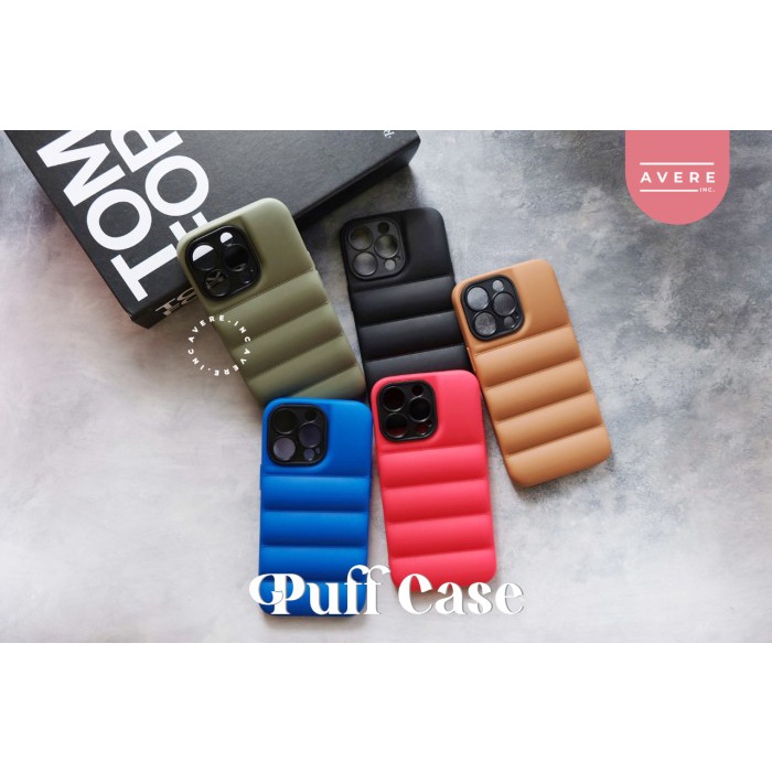 PUFF CASE IPHONE 7+ 8 PLUS X XS XR MAX 11 12 13 MINI PRO MAX SOFT CASE
