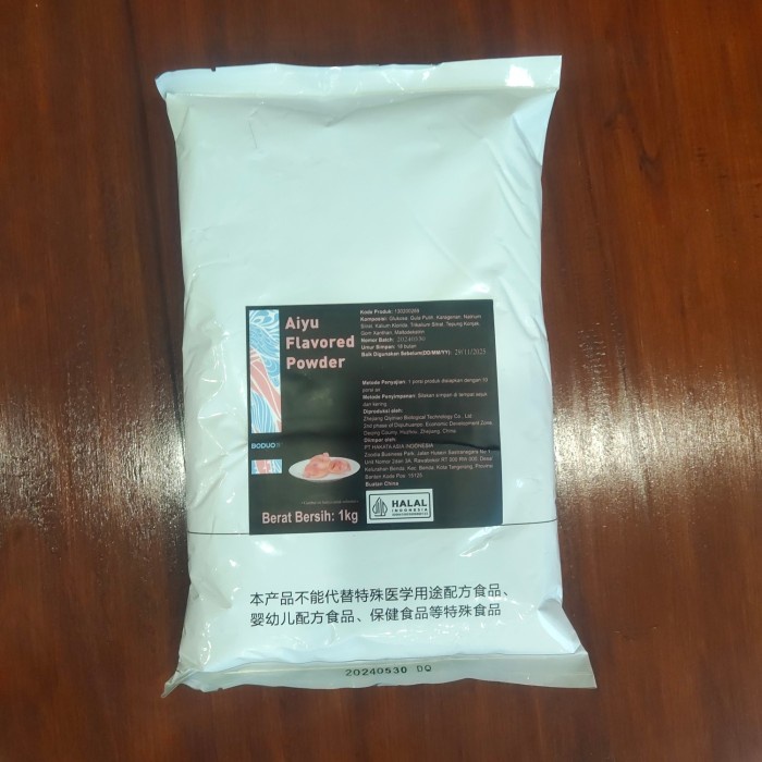 

DISKON BODUO AIYU FLAVORED POWDER - BUBUK AGAR JELLY POWDER 1KG READYY