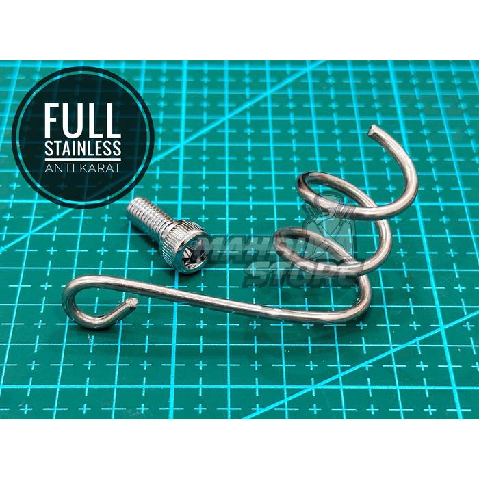 SALE TERHOTT DUDUKAN BREKET BRACKET SELANG REM CAKRAM SHOCK SOK DEPAN CUSTOM CNC CHROME VARIO BEAT