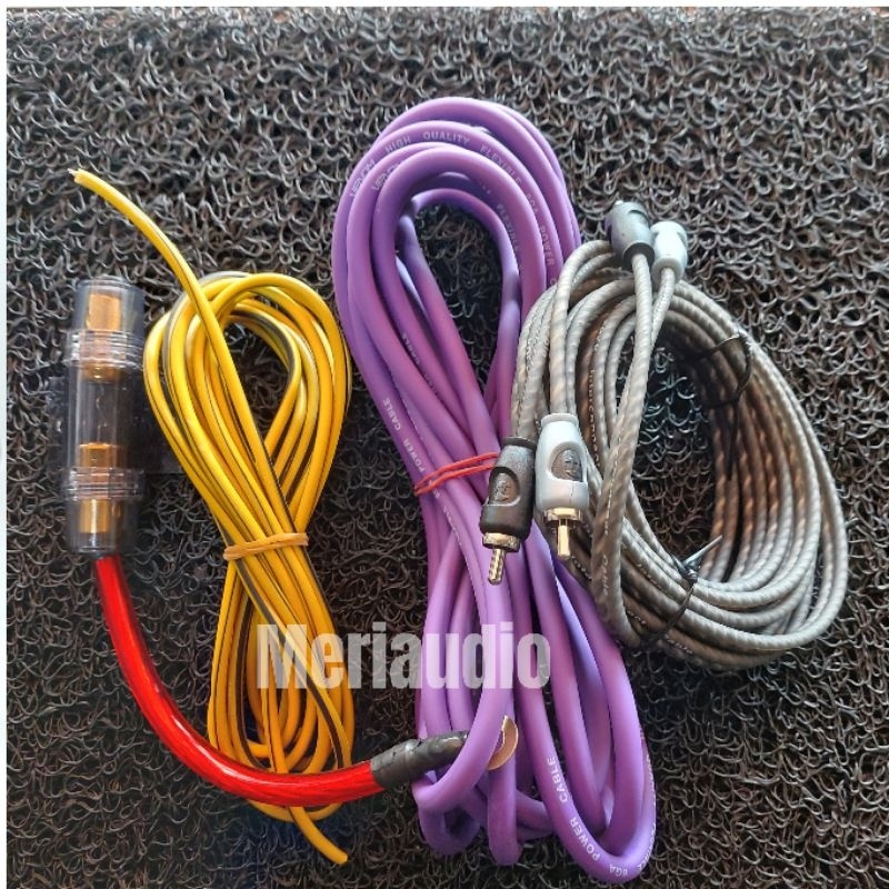 Kabel Set Audio Mobil Subwoofer Kolong Bastube Subwofer Basstube