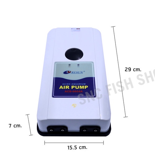 Sale Resun Acd 6604 Aerator Aquarium Ac Dc Batterai Air Pump Resun