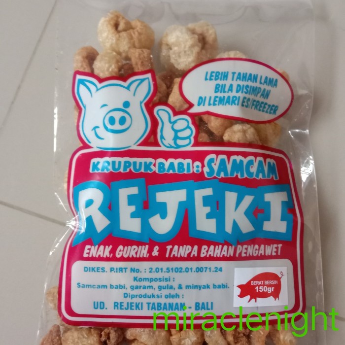 

FRESH STOCK!!! Krupuk Samcam REJEKI 150gr