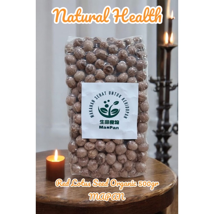

Red Lotus Seed Organic 500gm MAPAN