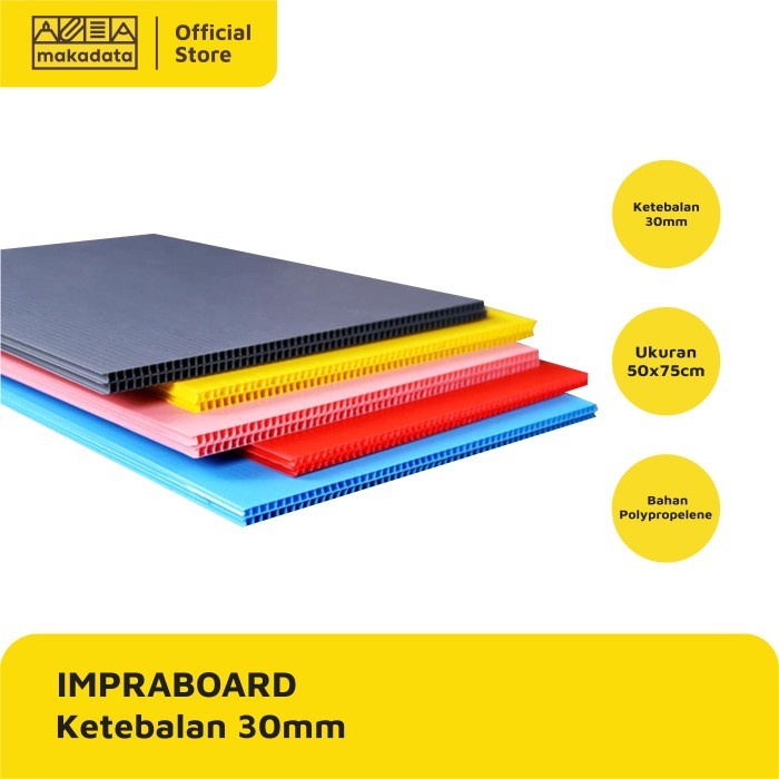 

(BestSeller) IMPRABOARD INFRABOARD 3MM UKURAN 50X75CM (1PCS) MURAH