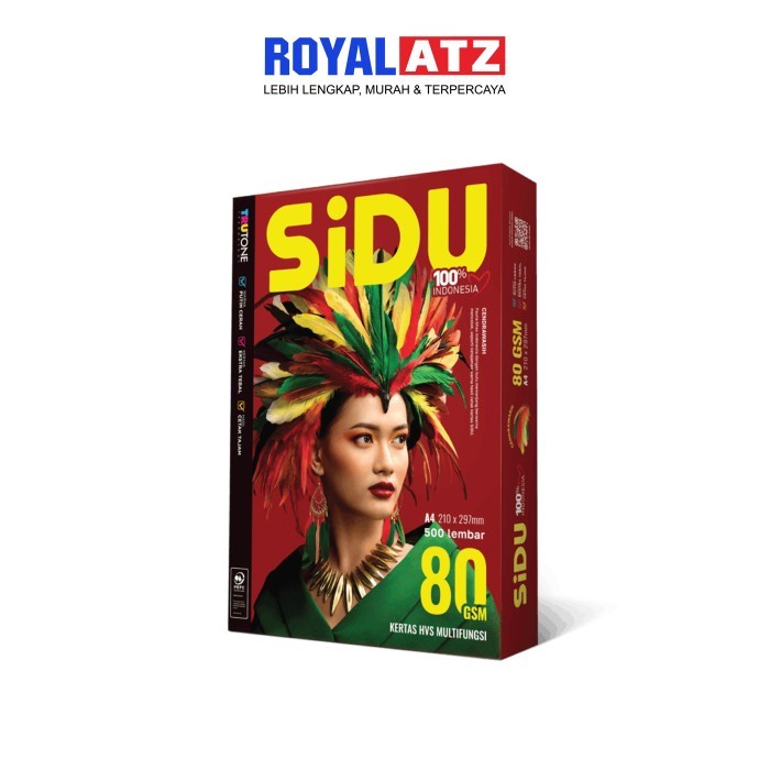 

(BestSeller) Kertas HVS A4 80 Gram Sinar Dunia /rim Kertas A4 Foto Copy Sidu 80gram