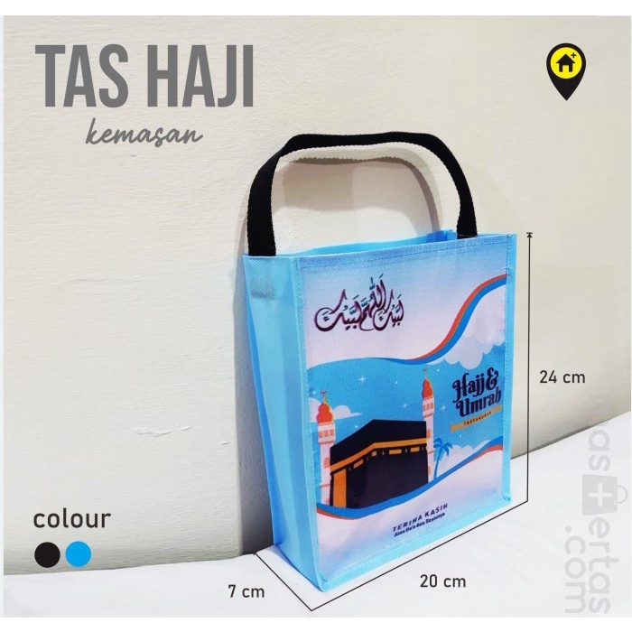(BestSeller) goodie bag haji, souvenir umroh, tas syukuran haji, tempat souvenir
