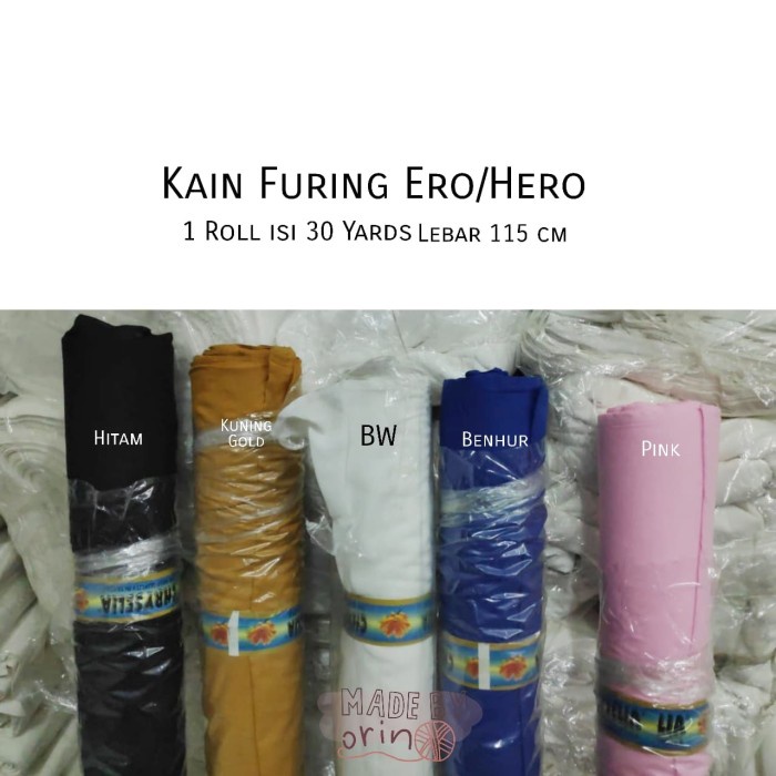 

1 ROLL KAIN FURING ERO KAIN HERO KAIN PELAPIS