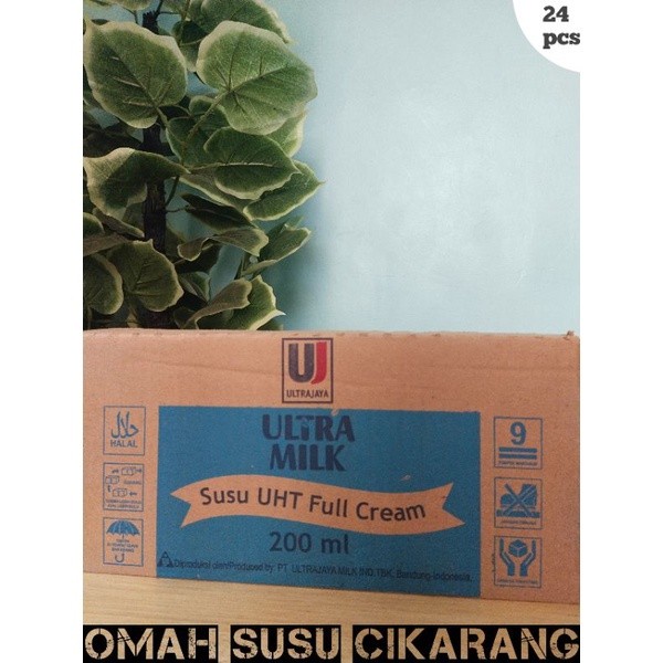 

(BestSeller) SUSU ULTRAMILK 200ml FULLCREAM