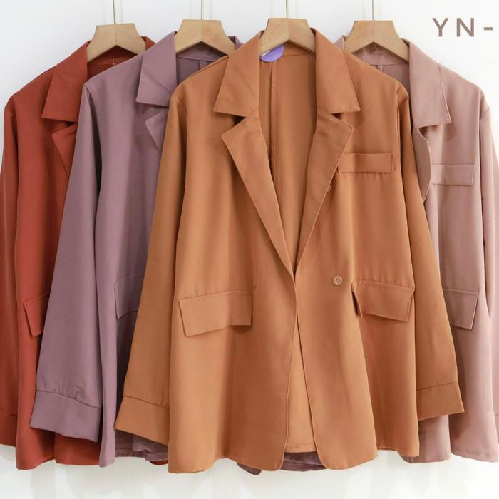 Sienna Blazer Outer Korean Wanita - Blazer Outfits Hijab Terlaris
