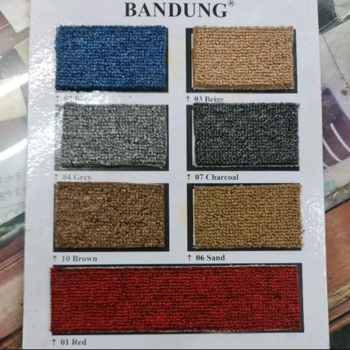 KARPET POLOS ROLL TEBAL 5 MM lebar 4 MTR