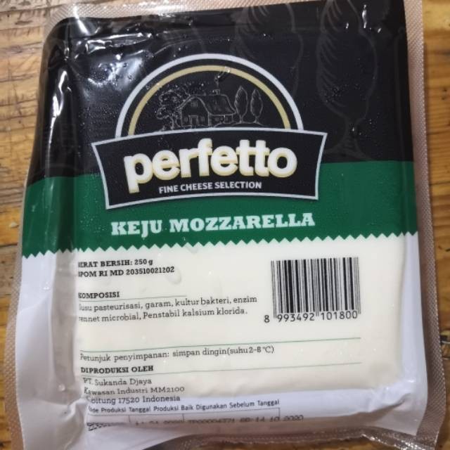 

(BestSeller) Keju Mozarella perfetto 250gr