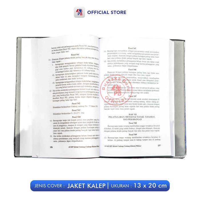 

Terbaru!! Buku Hukum Undang Undang / Kuhp & Kuhap Beserta Penjelasannya Kalep Cover / Graha Media