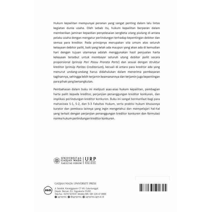 

Ready Stock Buku Akibat Pembatalan Perjanjian Perdamaian: Perspektif Perlindungan Hukum Terhadap