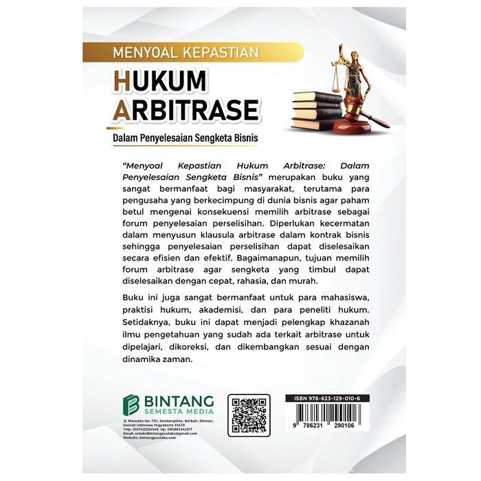 

Promo Menyoal Kepastian Hukum Arbitrase : Dalam Penyelesaian Sengketa Bisnis - Agus Salim Hasan,