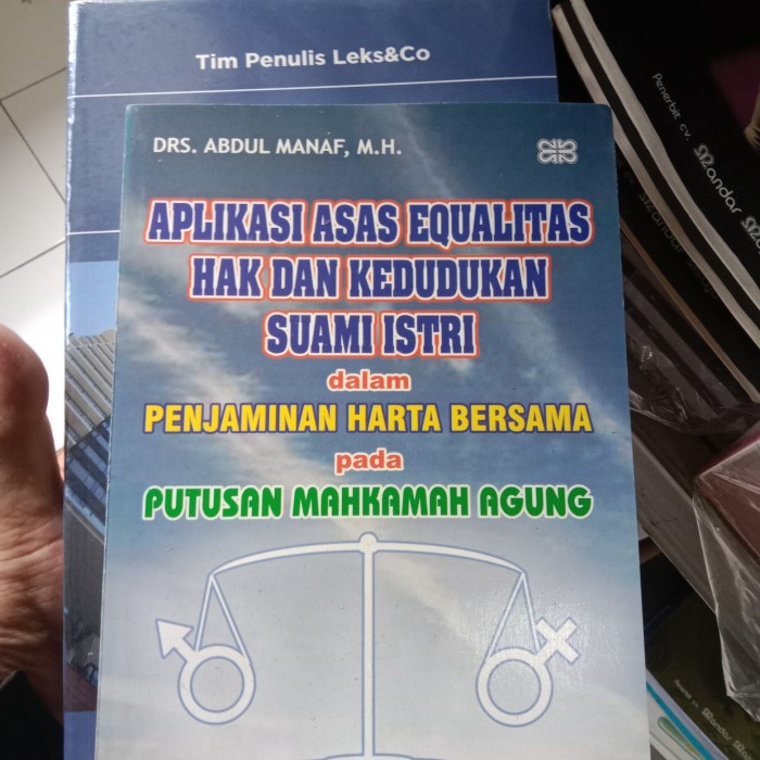 

Diskon Hak Dan Kedudukan Suami Istri Dalam Perjanjian Harta Bersama Original Cod