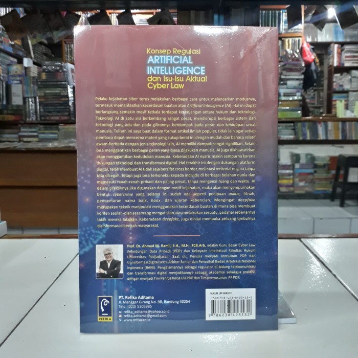 

Terbaru!! Buku Refika Aditama Konsep Regulasi Artificial Intellegence Dan Isu-Isu Aktual Cyber Law -