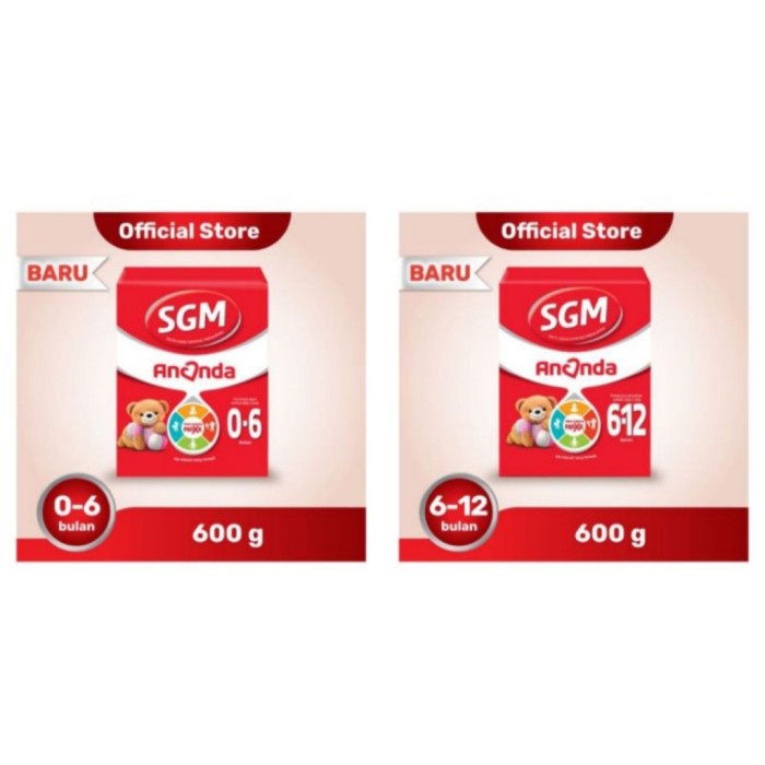 

(BestSeller) SGM ANANDA 0 6 BULAN 6 12 BULAN 600G