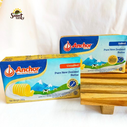 

(BestSeller) Anchor Butter/Mentega Salted 227 gram - Unslated 200 gram