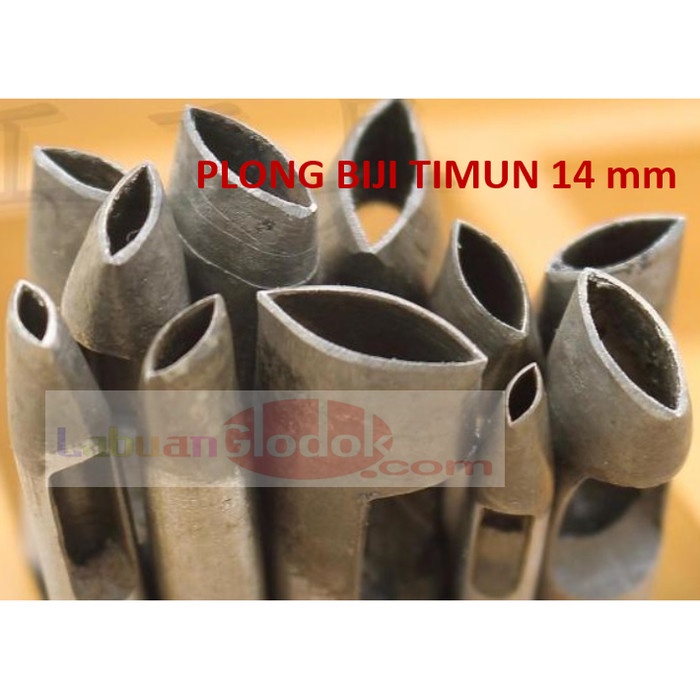

Jual [READY] Plong Kulit bentuk biji timun 14mm/Plong biji timun/Plong 14mm