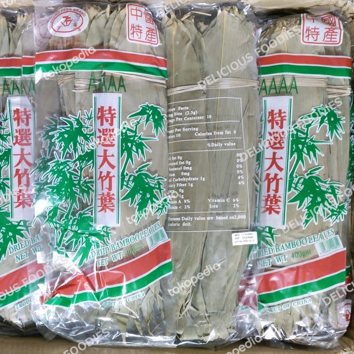 

Ready Stock Daun Bakcang Kering Import Merk Aaaa 400Gr Packing Aman
