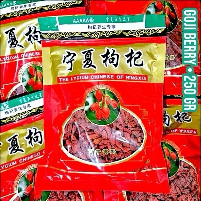 

Produk Viral Goji Berry Kici Kichi Buah Goji Kering 250Gr 500Gr Packing Aman