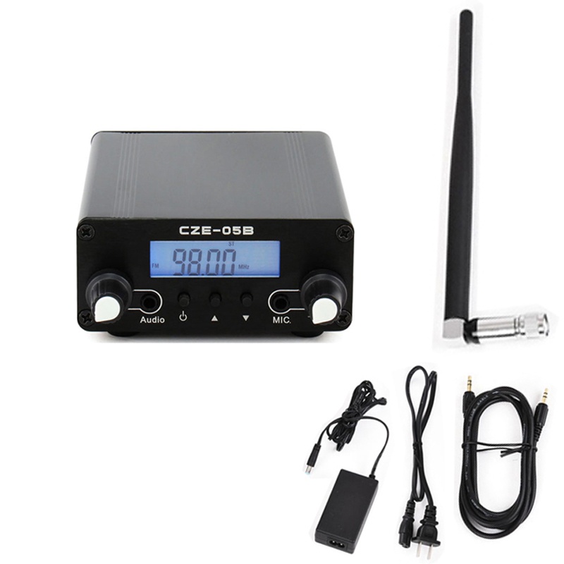 Cze-05B Czerf Professional Fm Broadcast Radio Transmitter 0.5W For Radio Station Fm Transmitter
