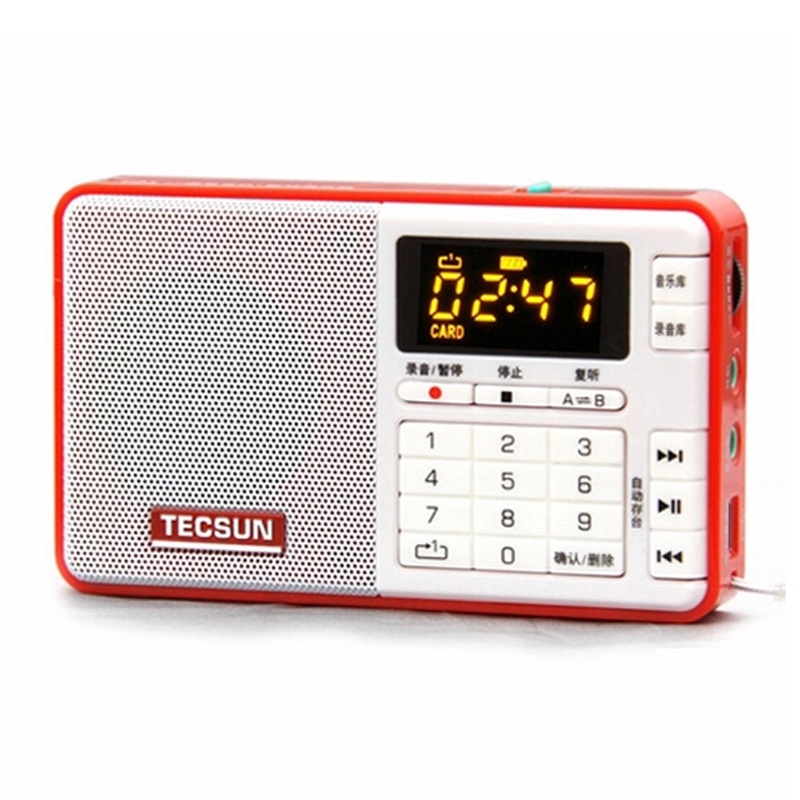 Tecsun Q3 Portable Fm Radio Digital Mp3 Player Support Recorder Tecsun Radio Broadcast Recorder For