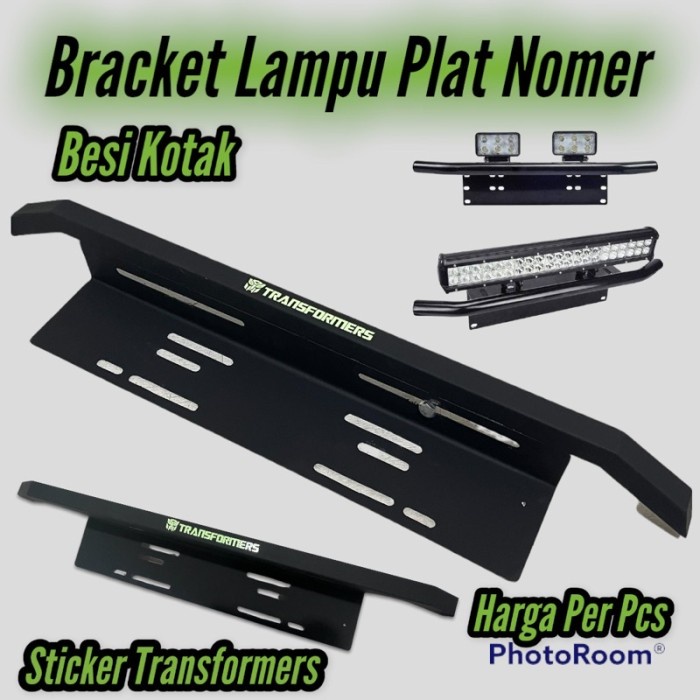 Bracket Plat Nomer Mobil Lampu Tembak Offroad