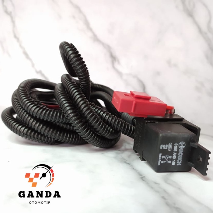 Kabel Relay Set Lampu Foglamp Lampu Tembak Mobil 2 Lampu + Relay Bosch