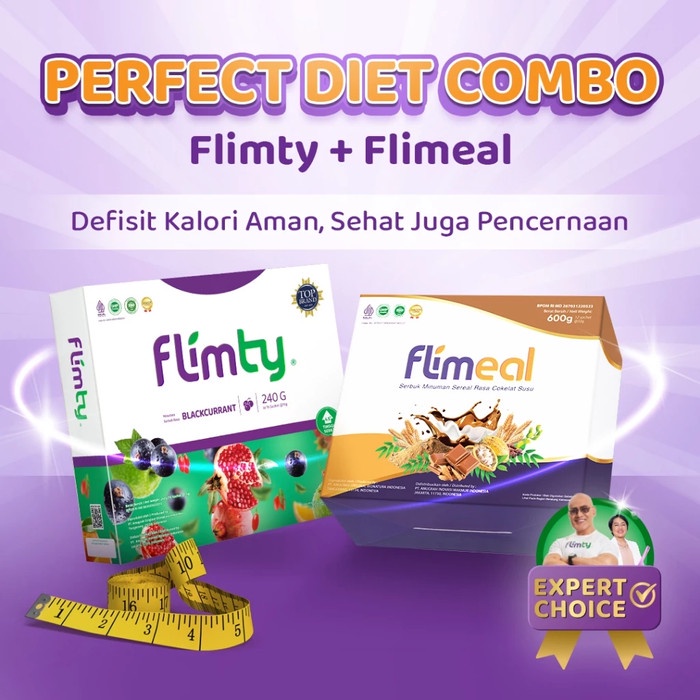 

Paket Diet Sukses FLIMTY FIBER + FLIMEAL Free Shaker Flim Meal