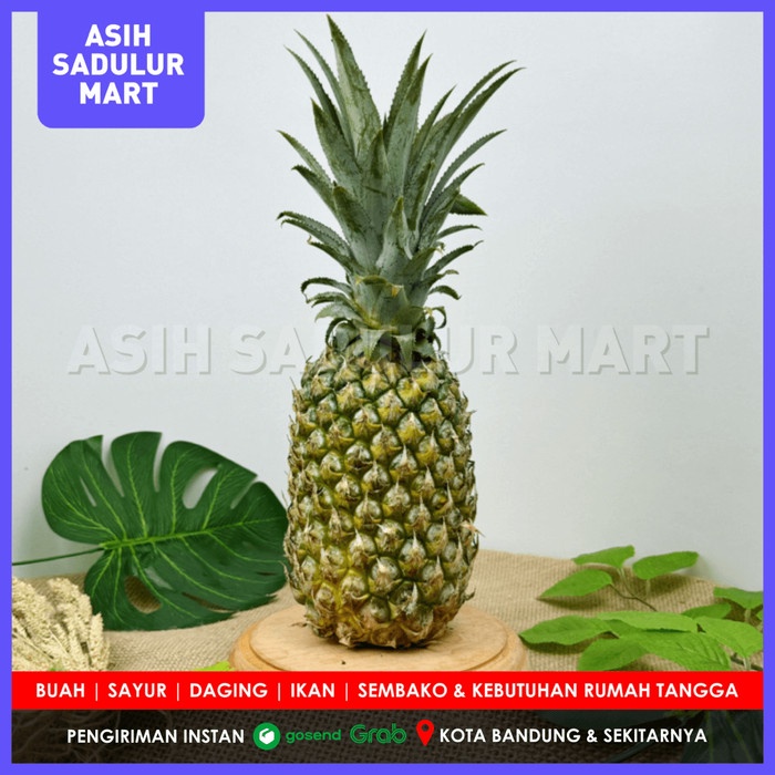 

Nanas Nenas Madu Pemalang Kupas Utuh Promo Buah Segar